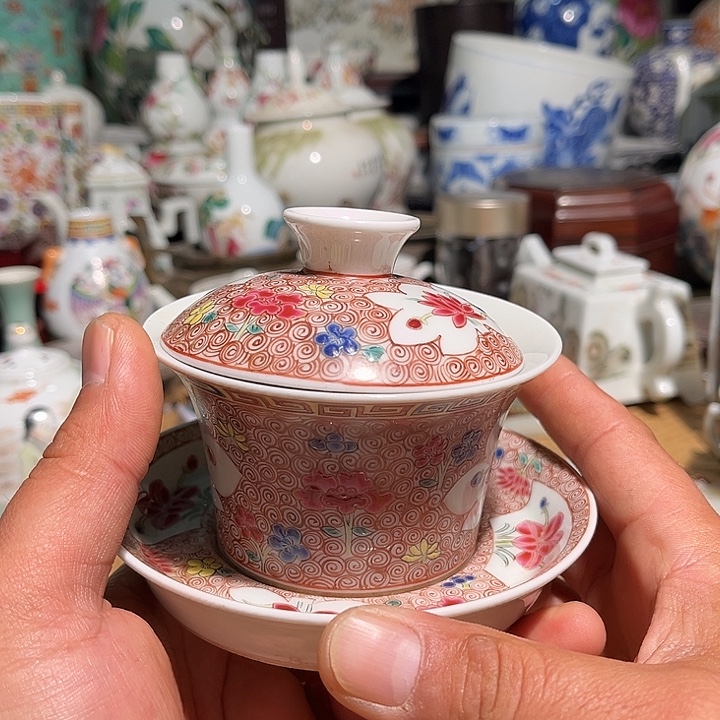 瓷片紫砂壶紫砂壶