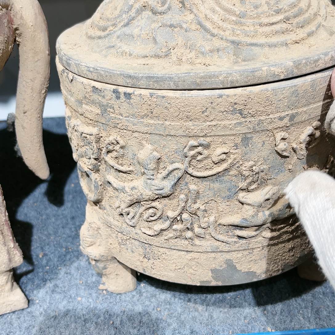 源*瓦当摆件茶台的一大