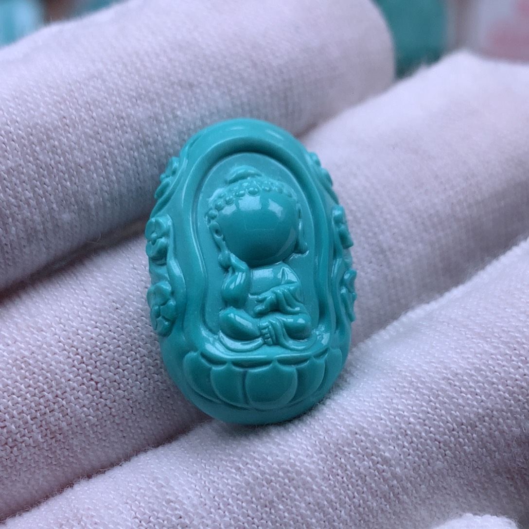 未镶嵌绿松石珠宝奇石