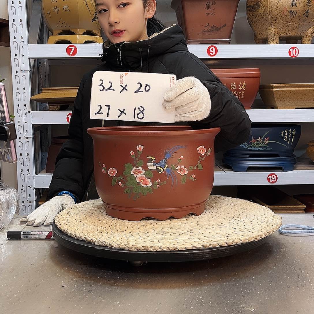 紫砂花盆紫砂花盆