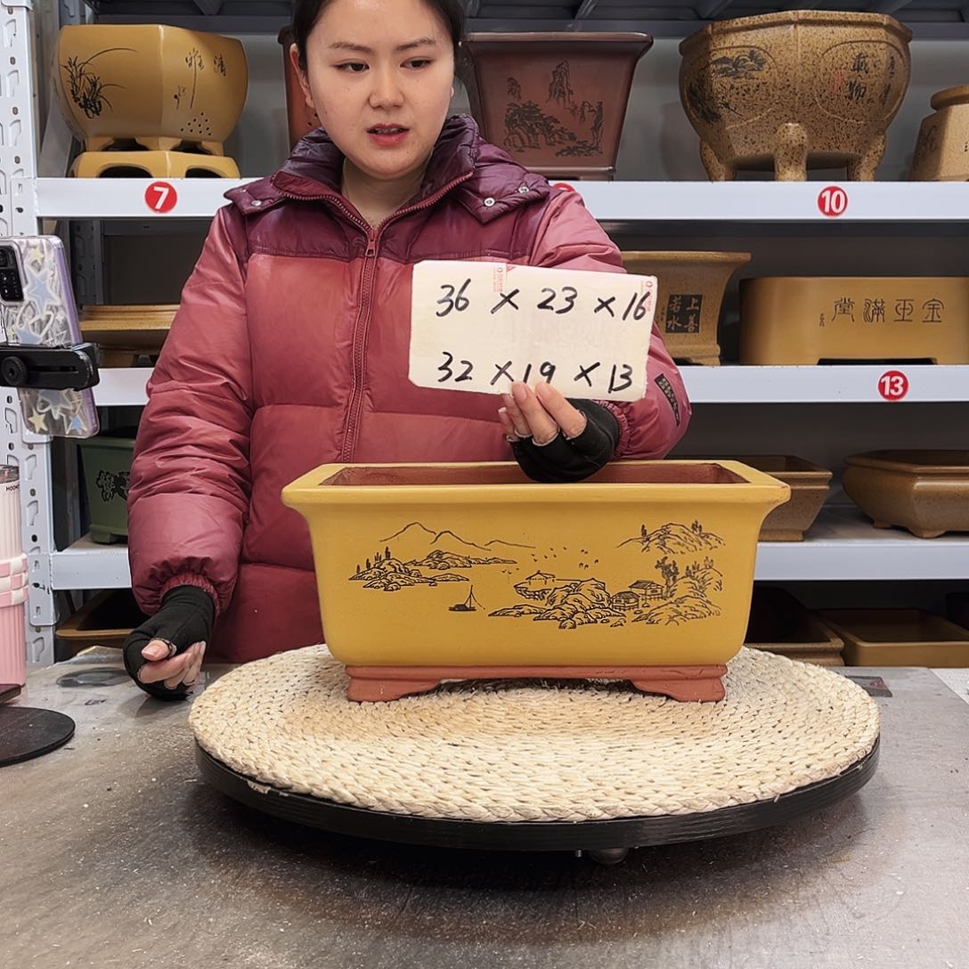 紫砂花盆紫砂花盆