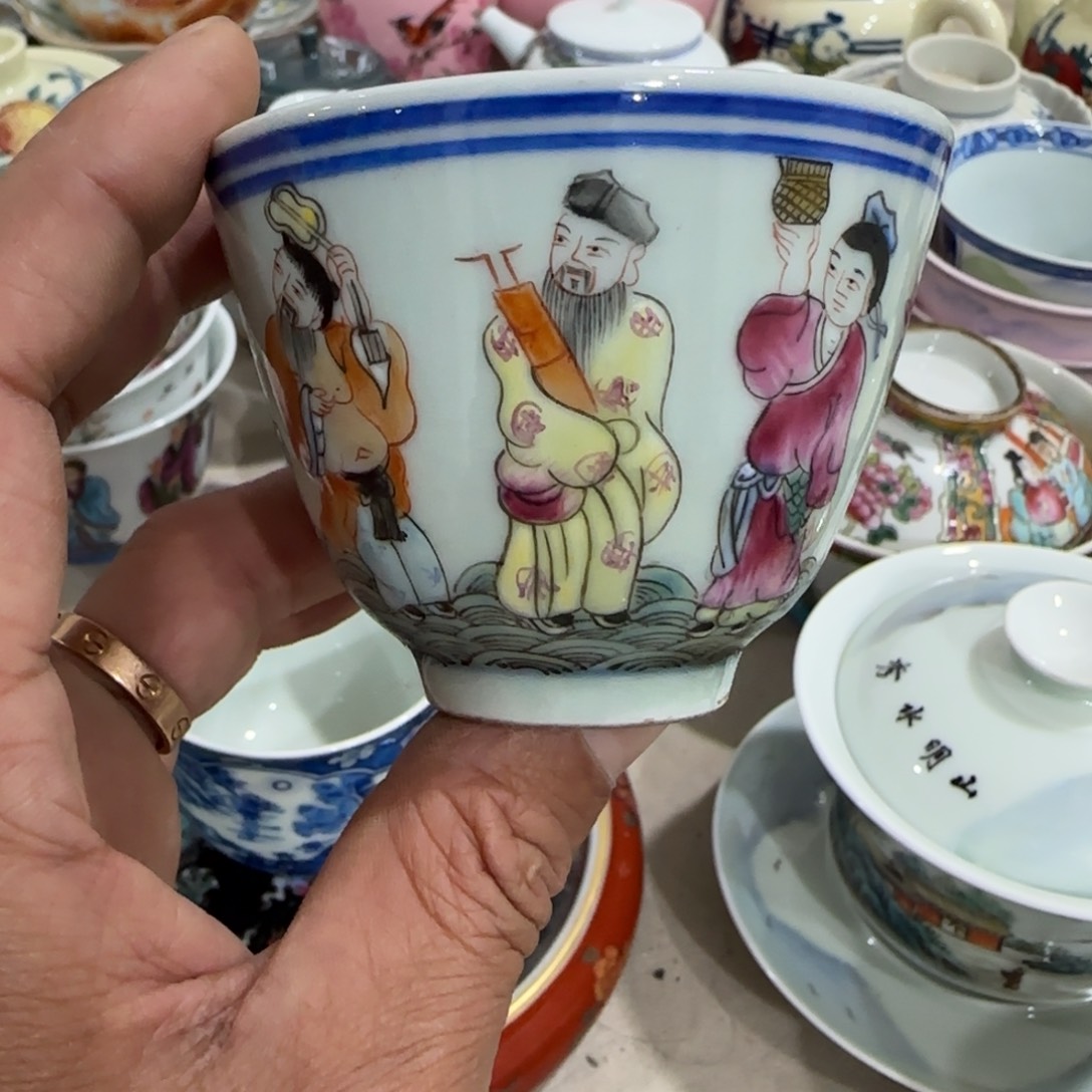 其他陶手绘瓷器，手绘茶具全部处理