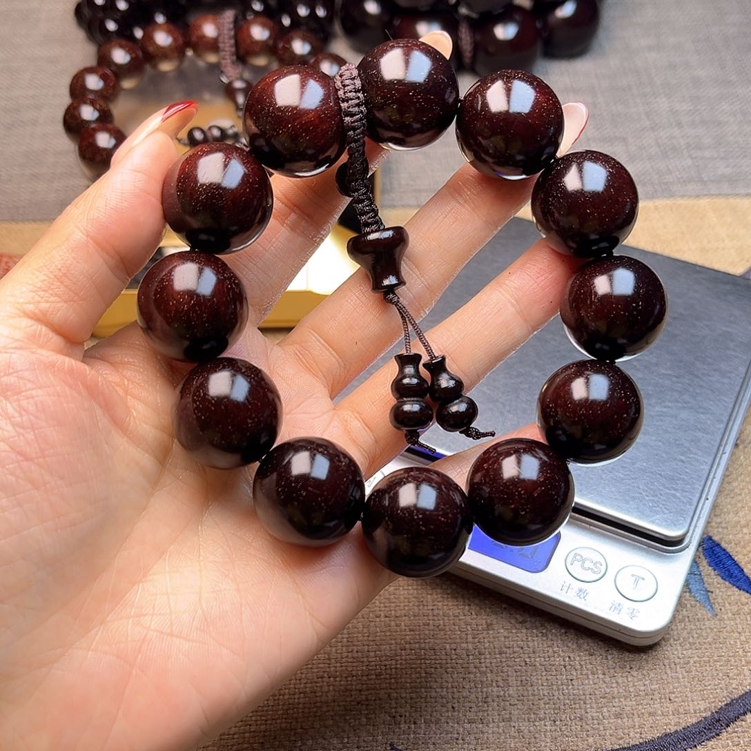 檀香紫檀（小叶紫檀）2.0 12颗满天星