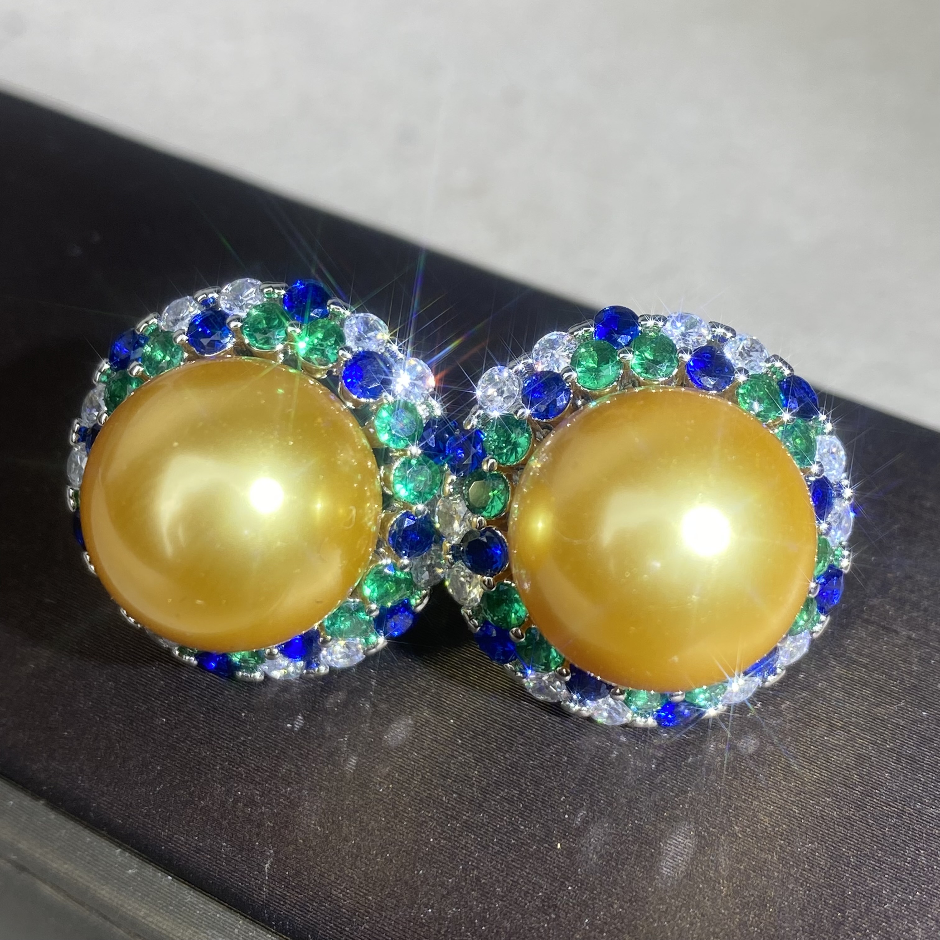 6958【耳环】轻奢精品白金色女士耳环