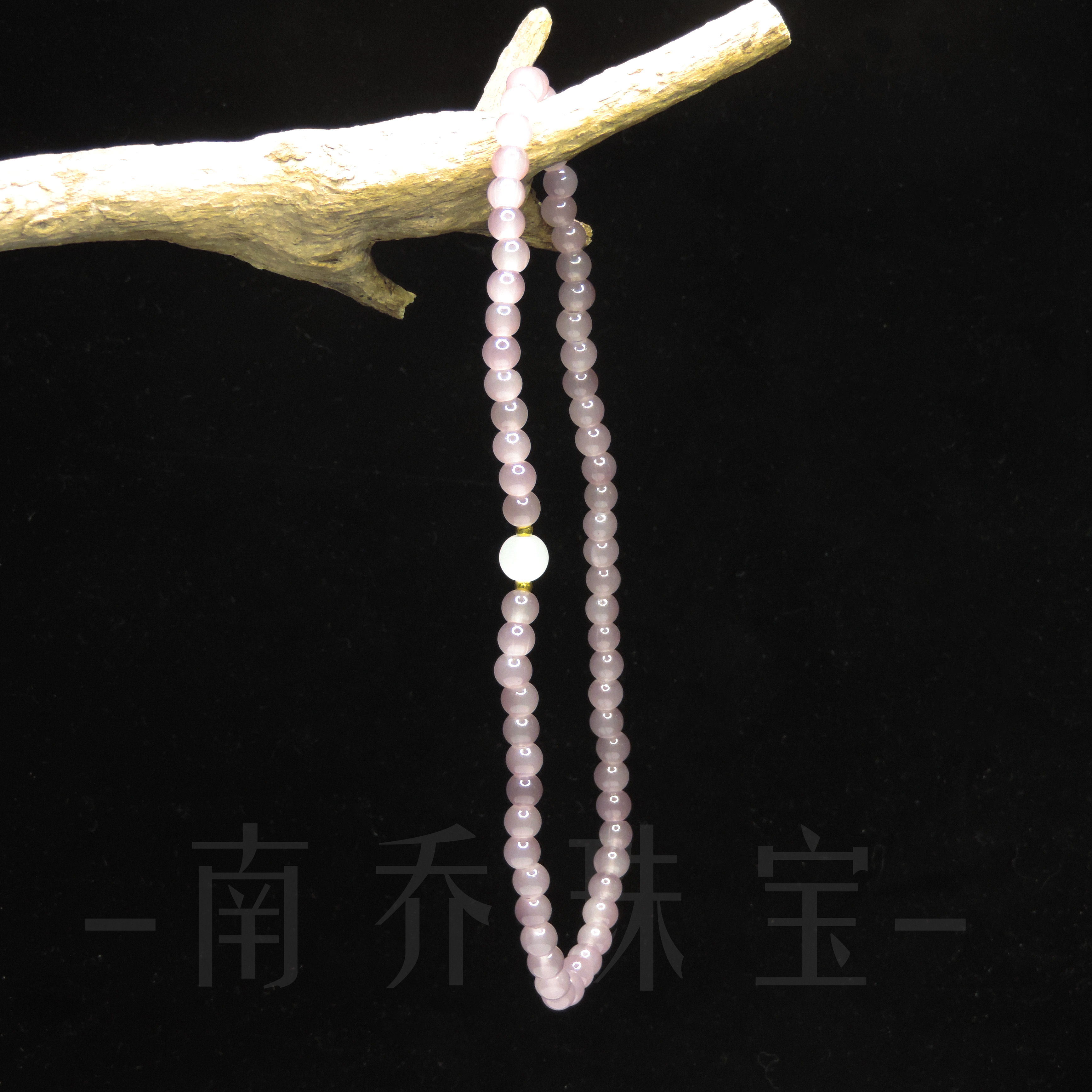 非金属玻璃手链 手串女士百搭精美玉石