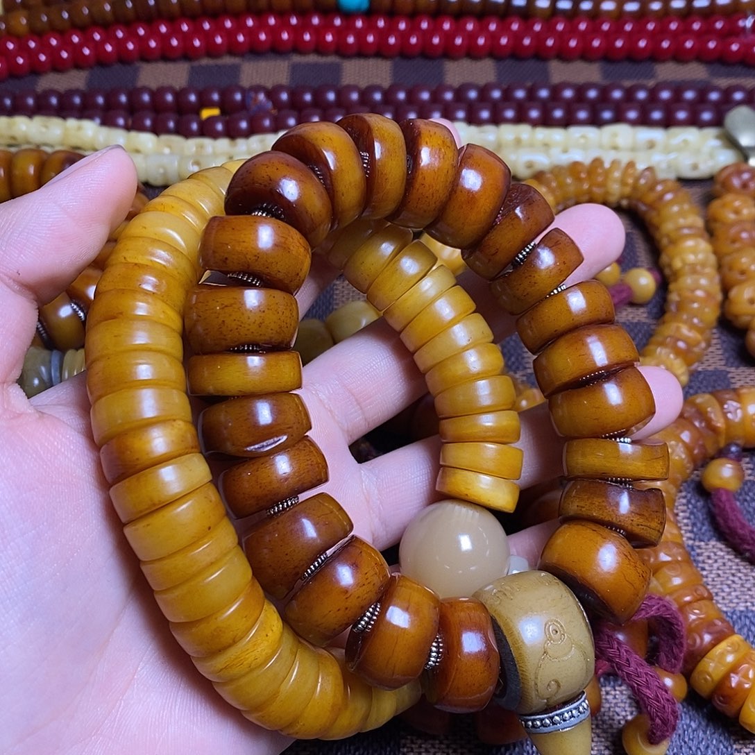 牛骨手串/手链藏区手串可以牛骨