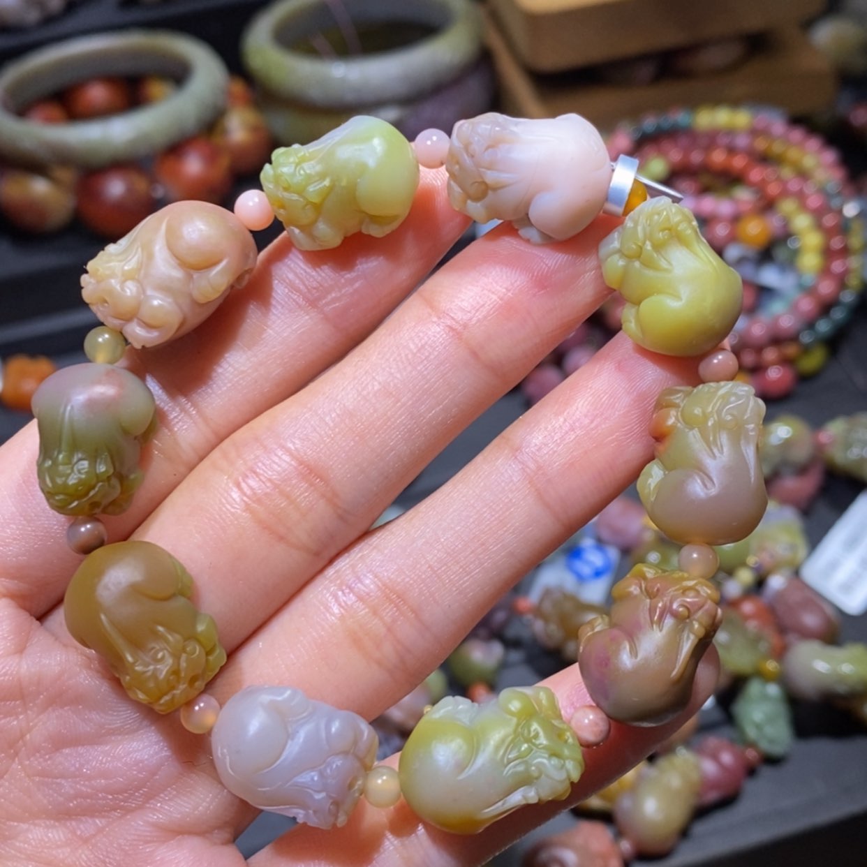 【闪购商品】未镶嵌手链玛瑙/玉髓盐源玛瑙