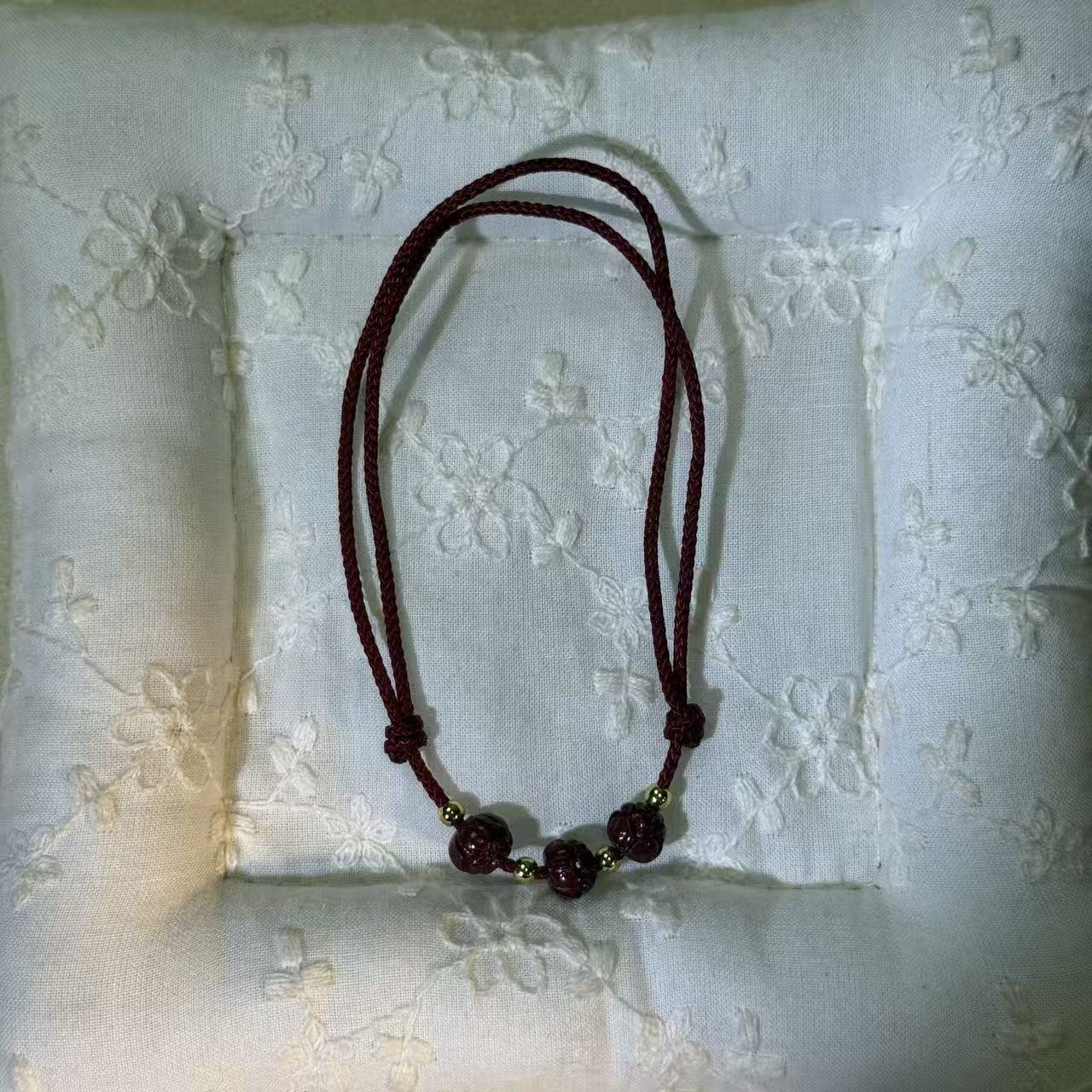 天然辰砂朱砂手串K763多样性发货一件