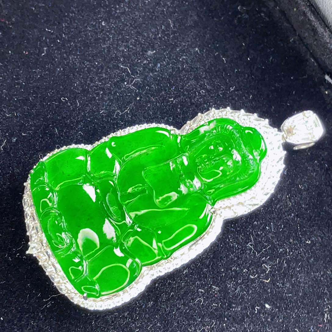 翡翠吊坠(不含链)未镶嵌