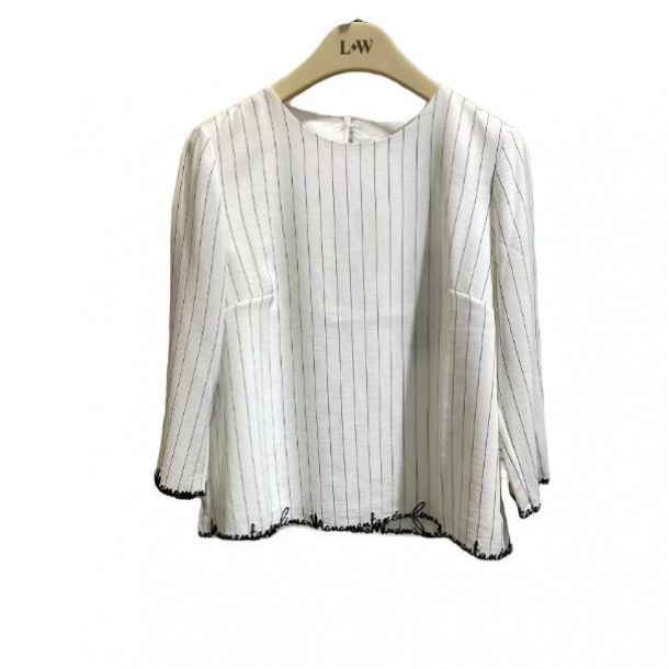 L·W/画而诗新款竖条纹显瘦上衣LAJ52025