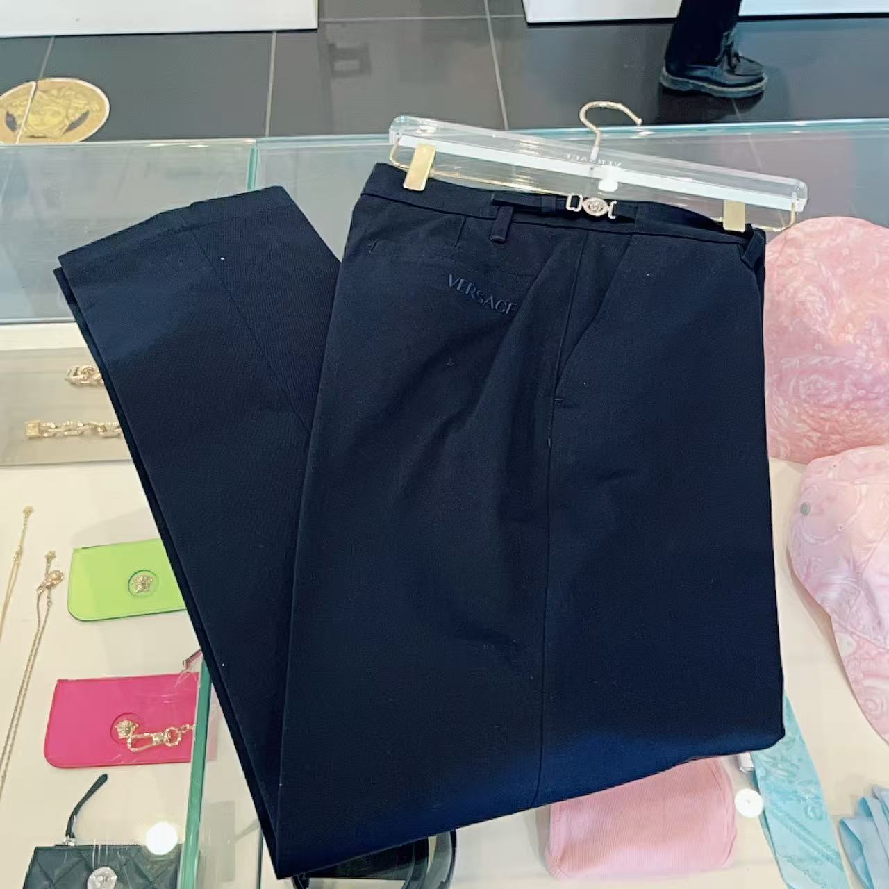 未使用 VERSACE/范思哲 男士休闲裤藏蓝色