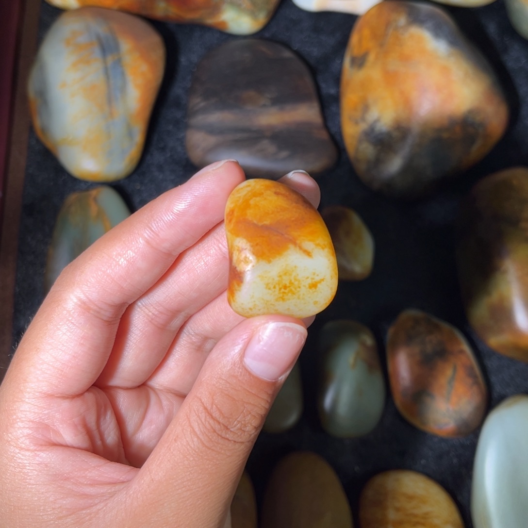 和田玉未镶嵌挂件25.8