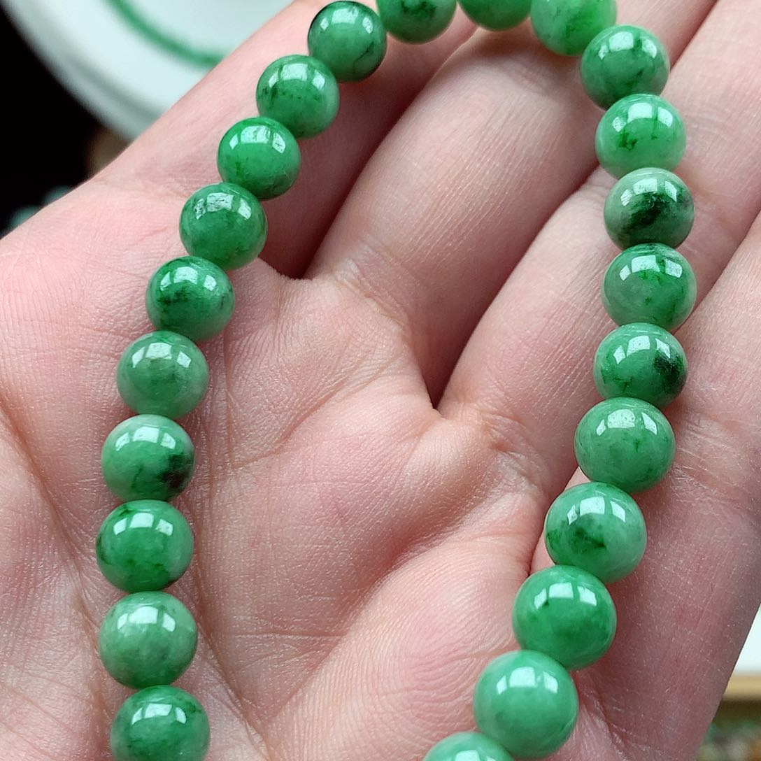 未镶嵌手链翡翠翡翠