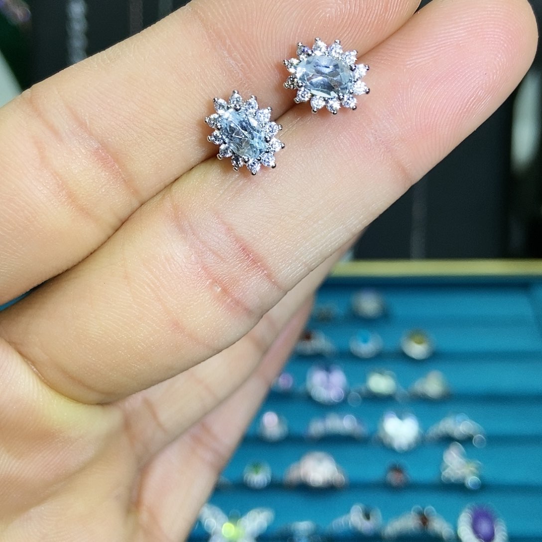 【闪购商品】紫晶珠宝半成品银S925镶嵌