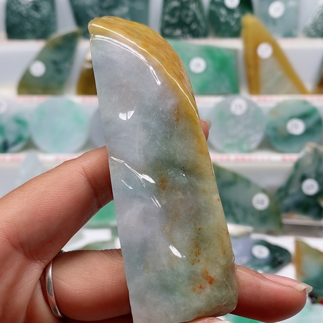 翡翠未镶嵌颈饰缅甸天然A货翡翠挂件