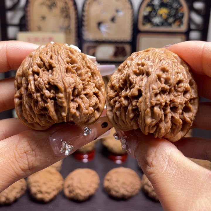 文玩核桃把件42南疆石20
