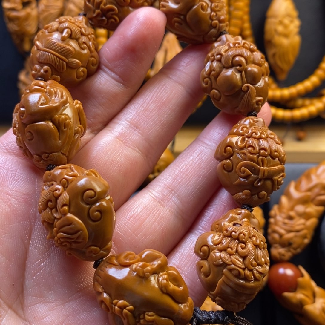 橄榄核手串貔貅手链