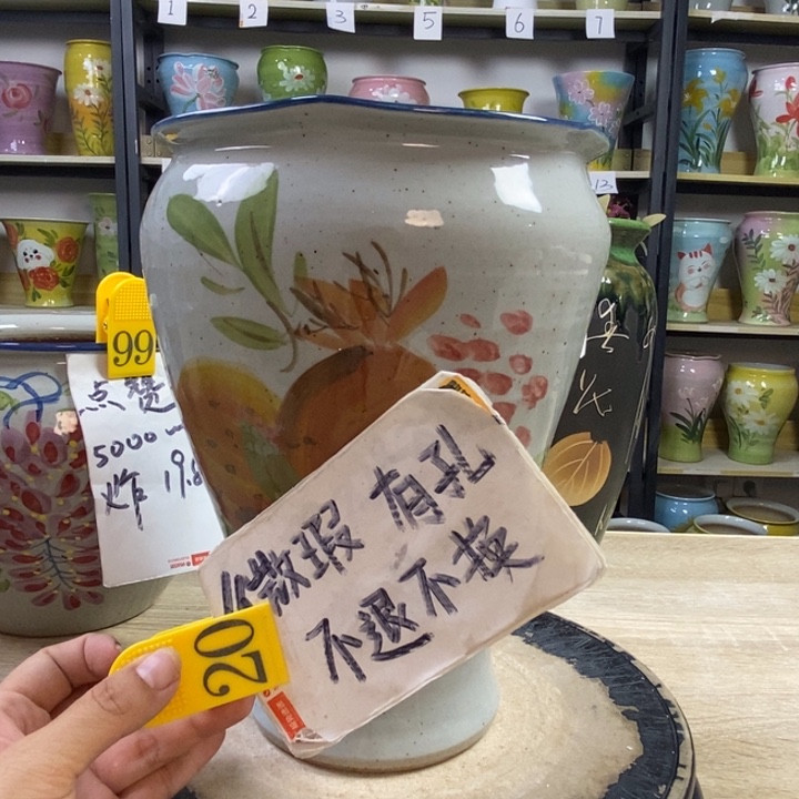 景德镇高温陶瓷花盆