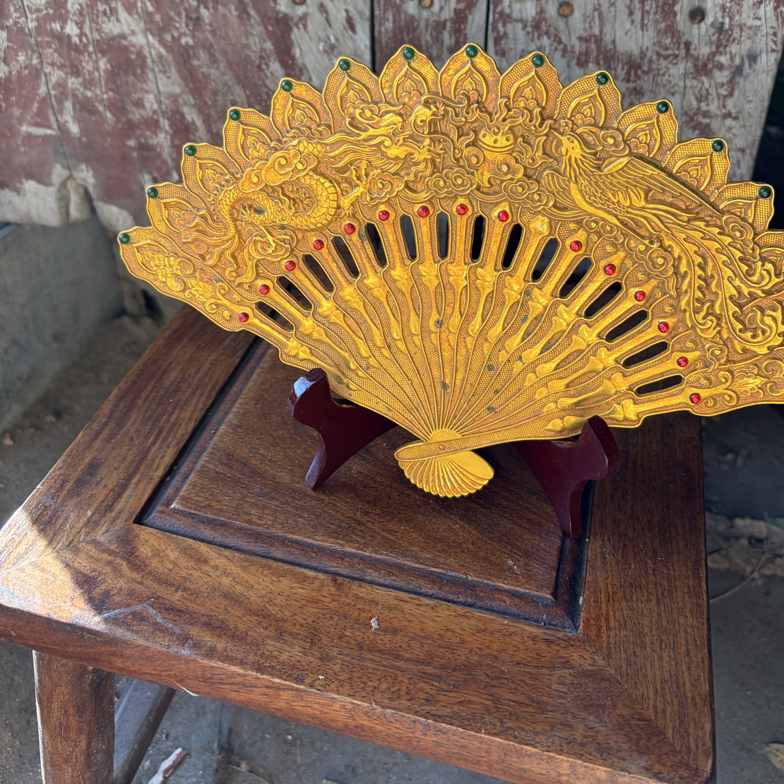 【闪购商品】福利摆件复古工艺扇子