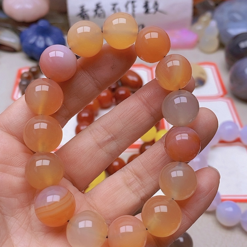 【闪购商品】未镶嵌玛瑙/玉髓珠宝半成品清**俗