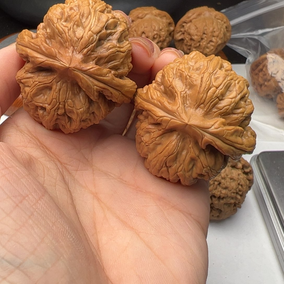 文玩核桃吊坠红锦鲤44全品