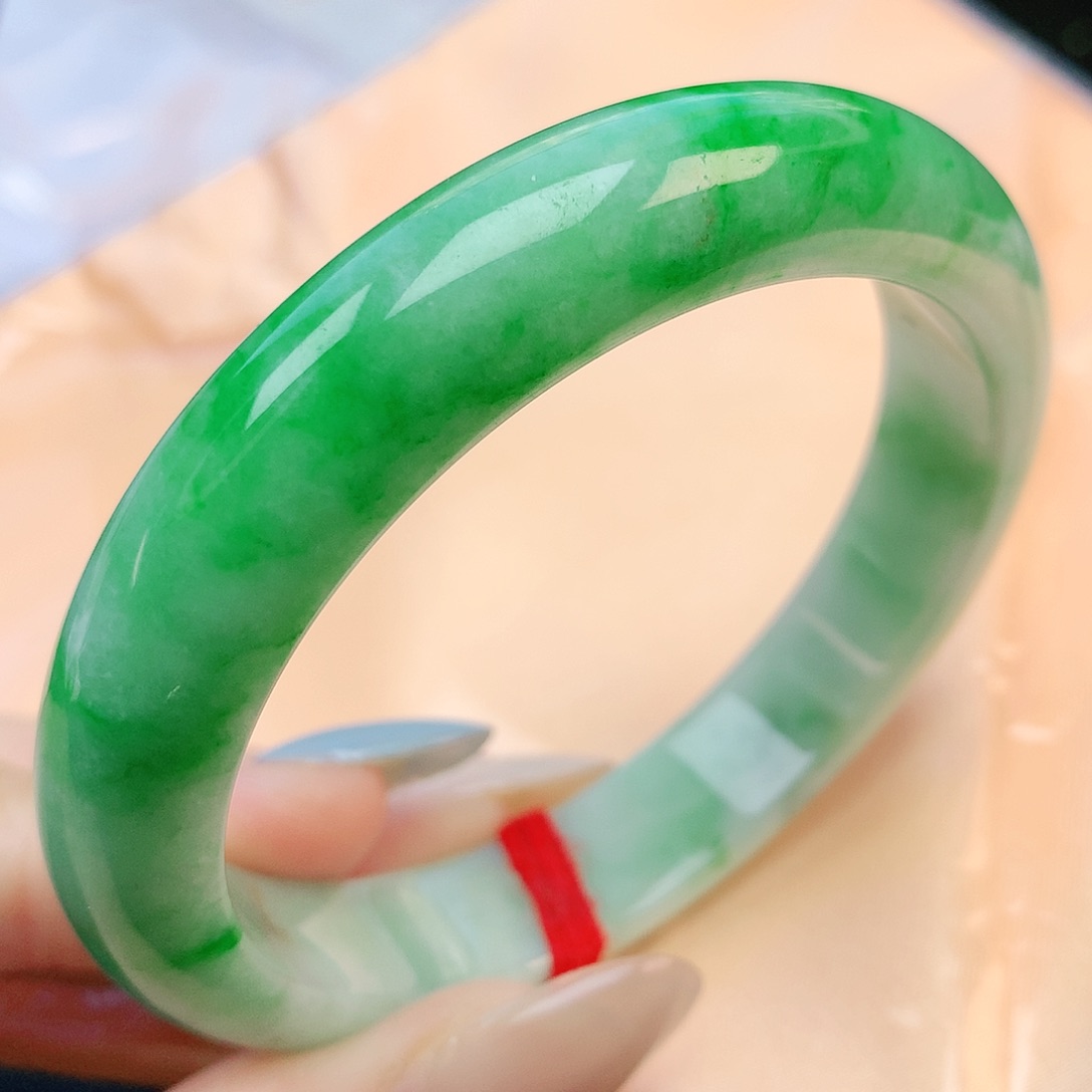 未镶嵌手镯翡翠57圈口882141