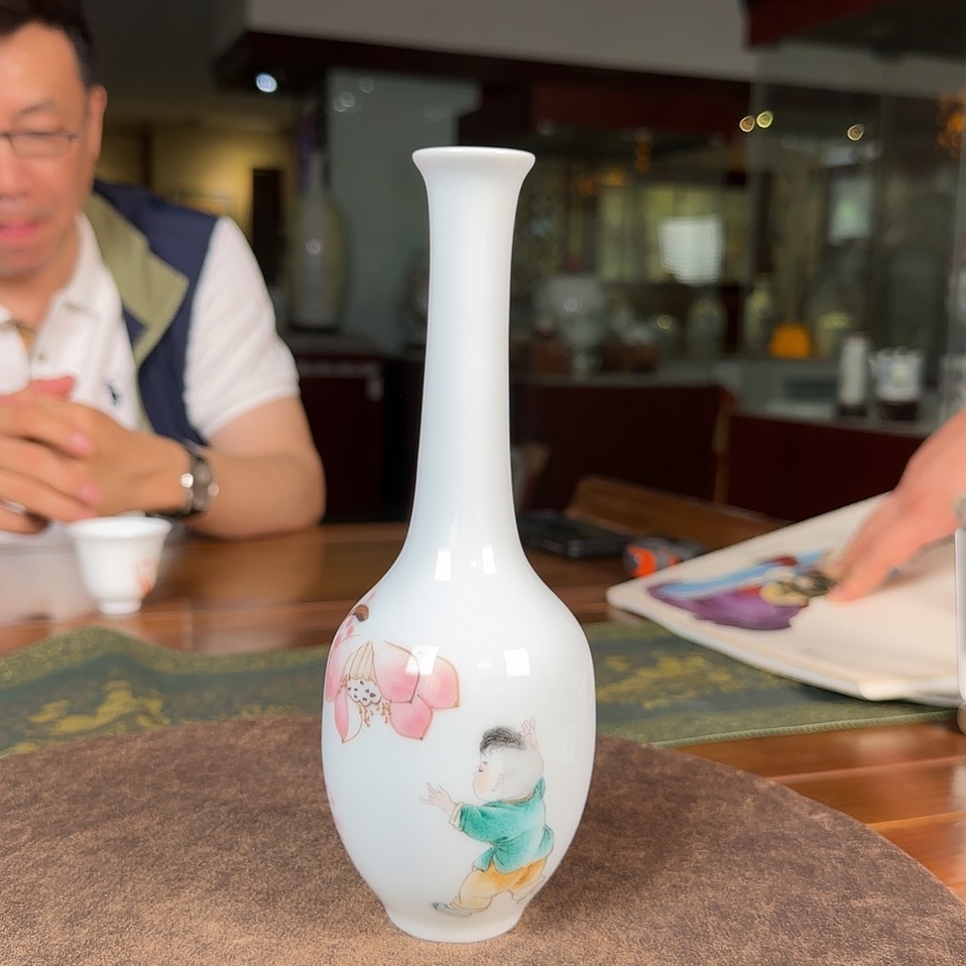 瓷片陶瓷作品 陶瓷手绘