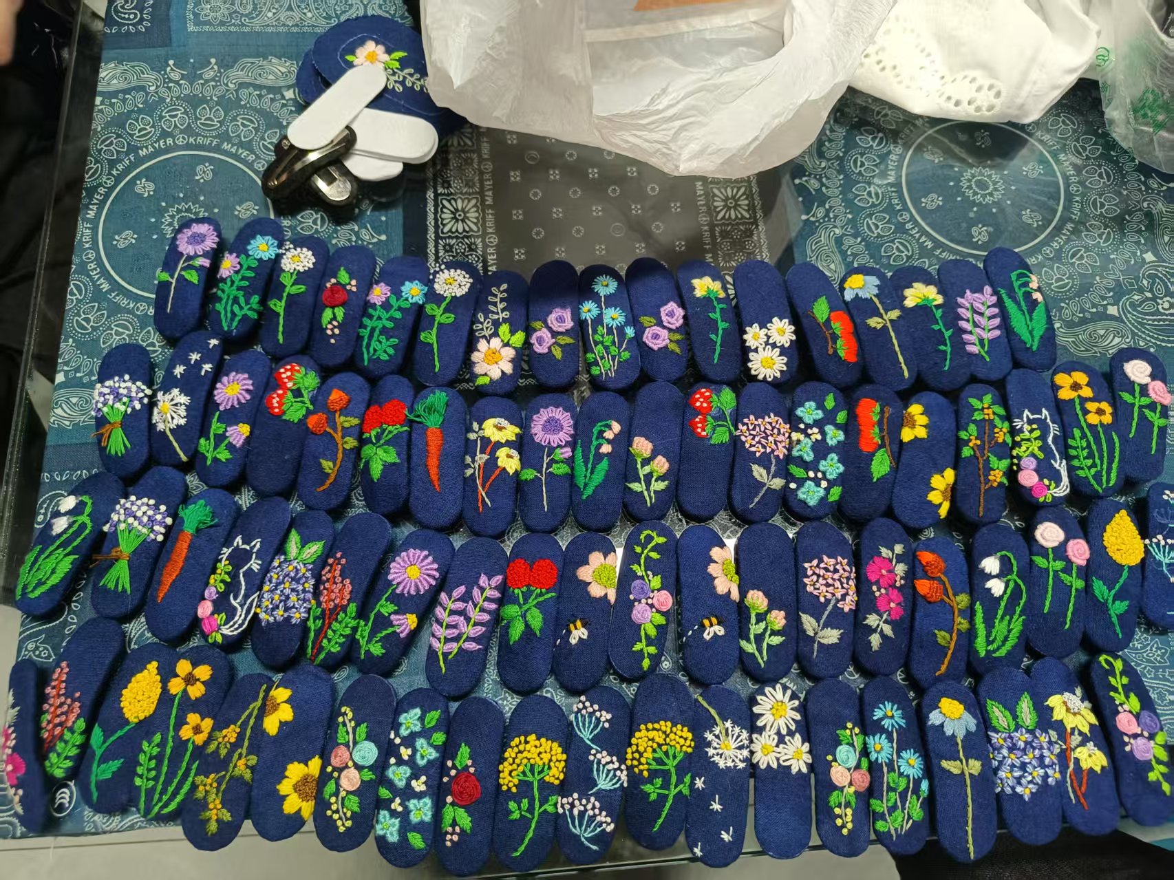 【励志工坊】088手工发夹图案随机发