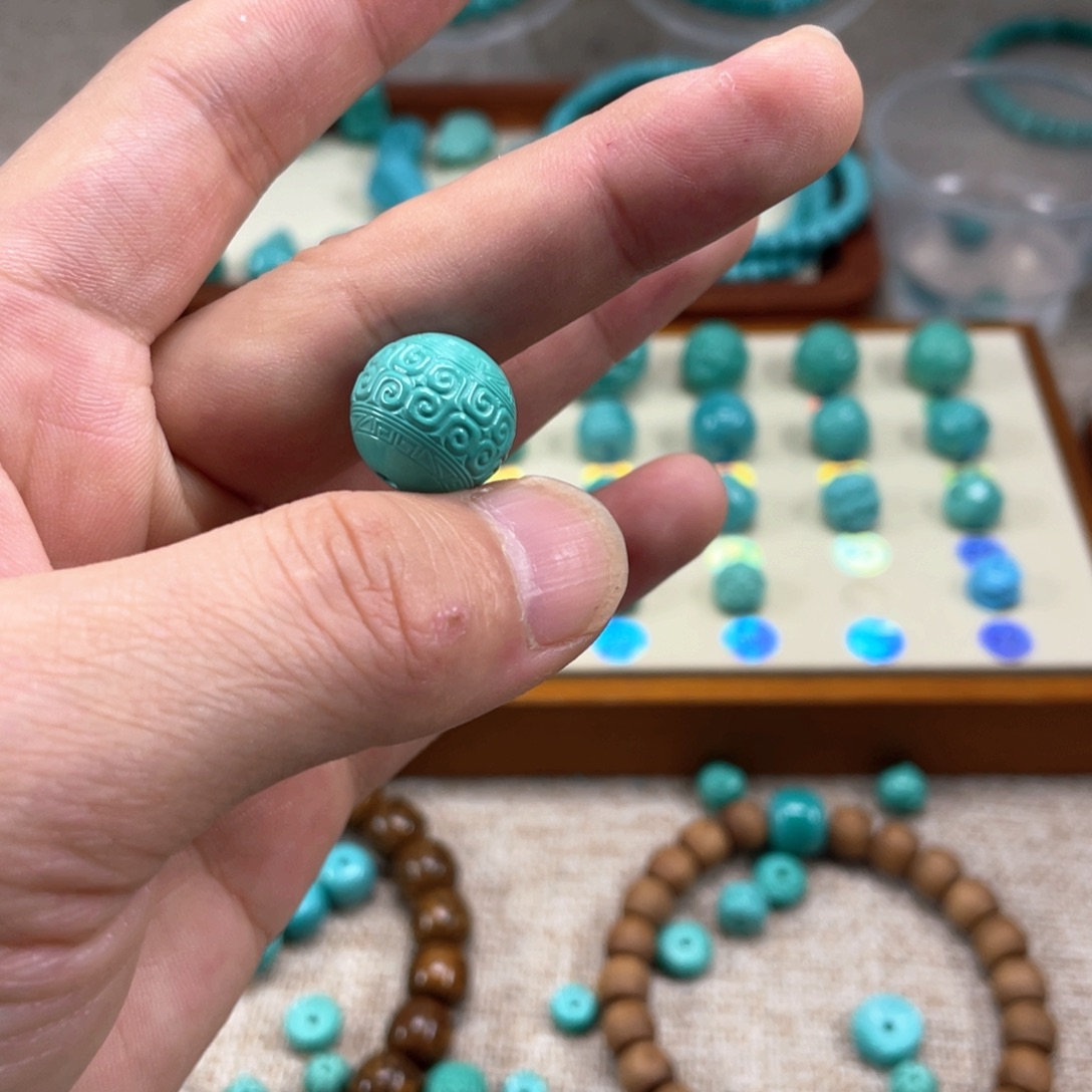 原生态湖北矿小配饰，直径14.8