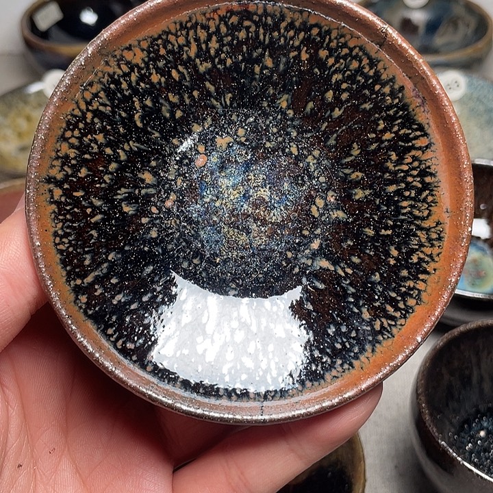 一***杯龙窑柴烧落灰特色