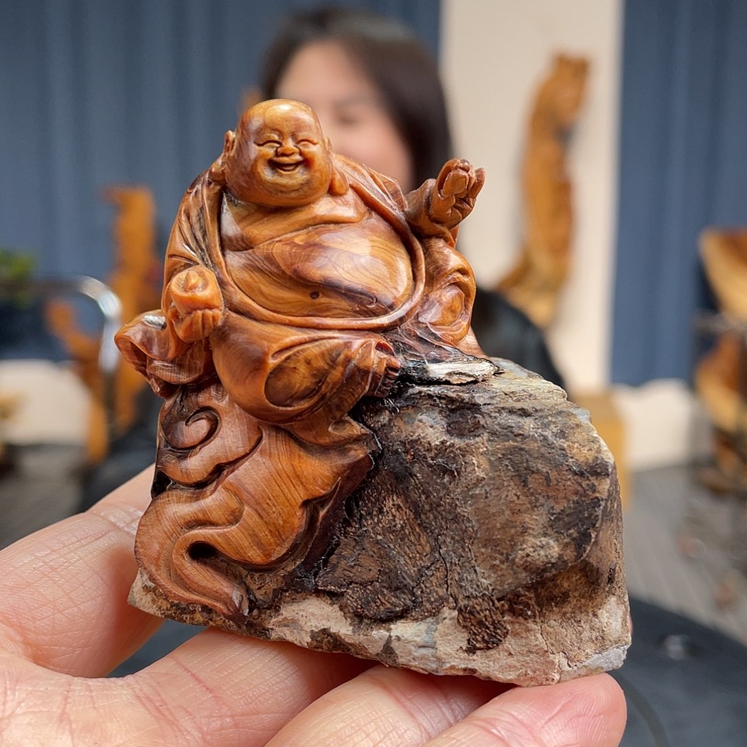 柏木（崖柏）手把件