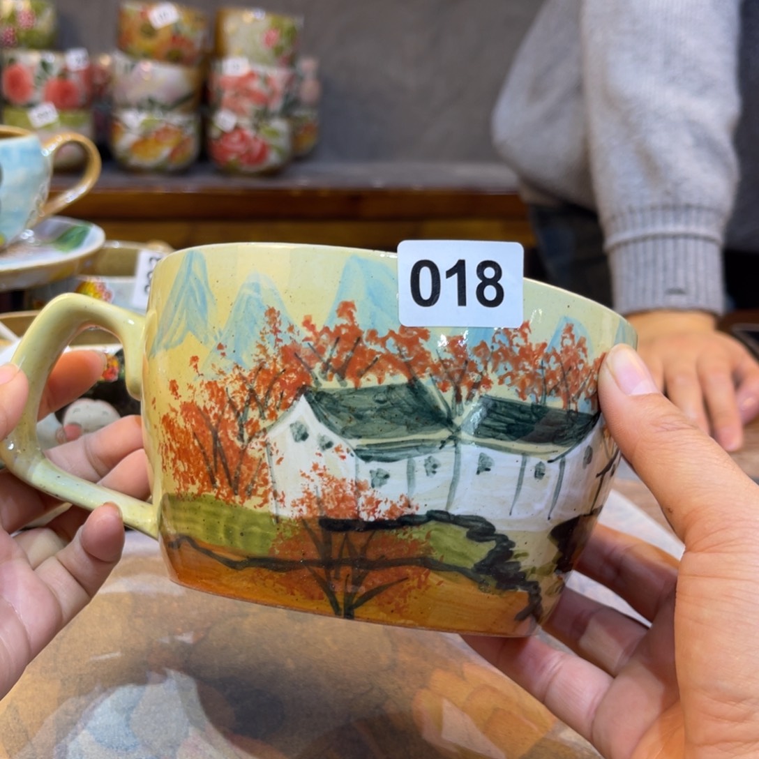 雅***园瓷片景德镇手工制作