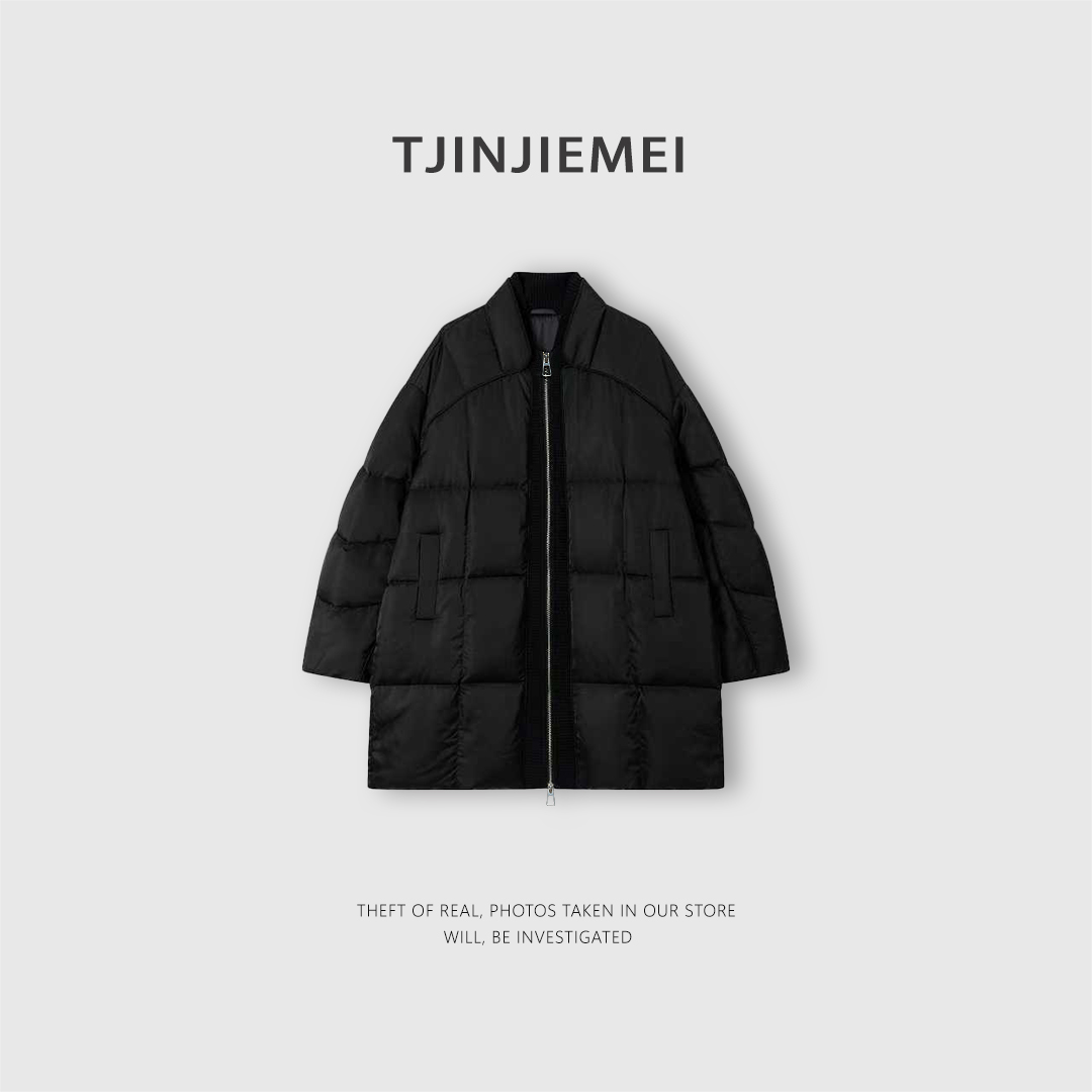 T井姐妹【锁温舱】设计感缎面鹅绒服YRF2511-TJ606