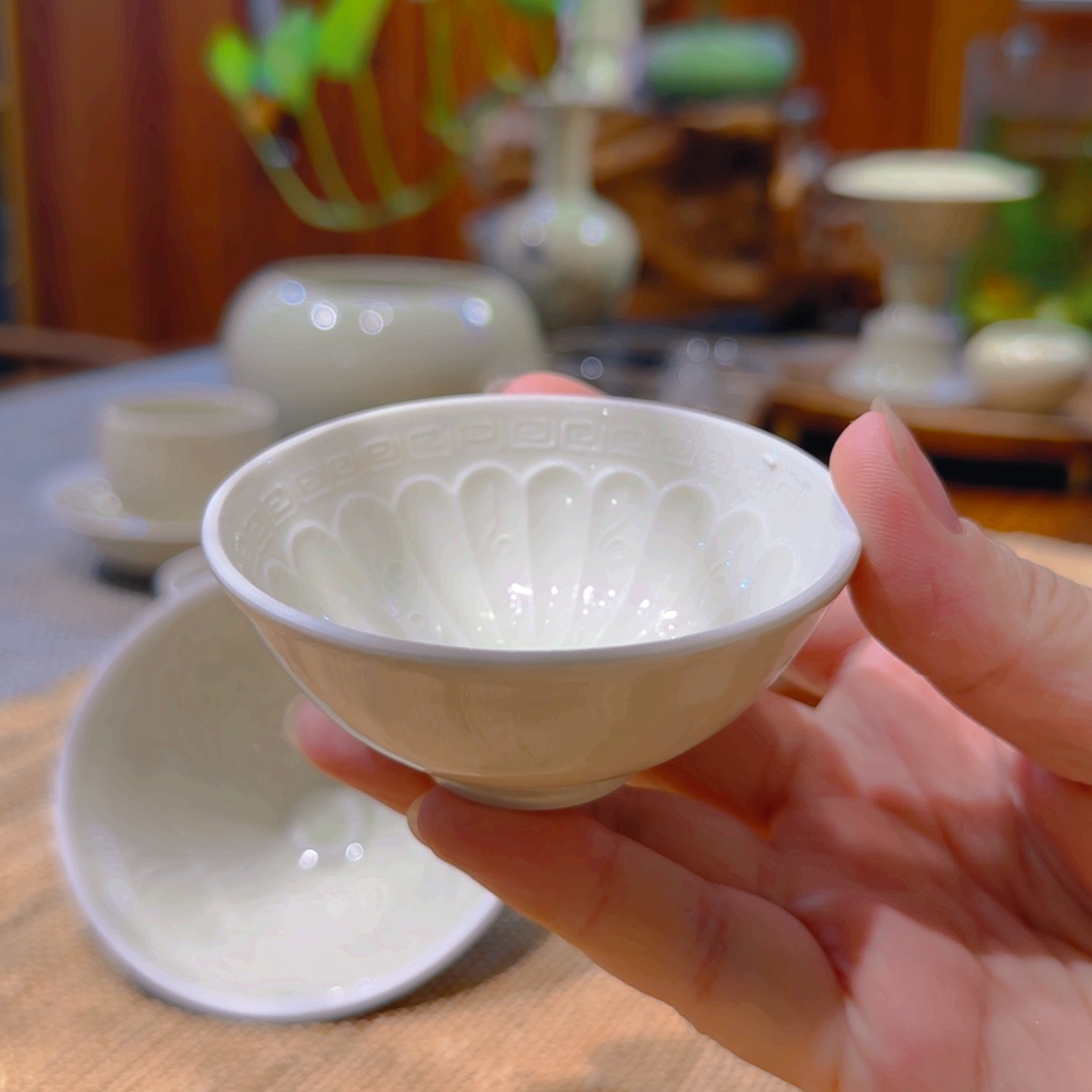 微澜定瓷 望月杯 内膜印 70cc芒口