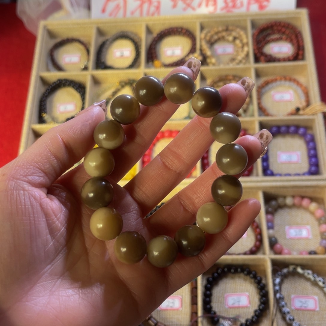 维腊木（绿檀）手串/手链