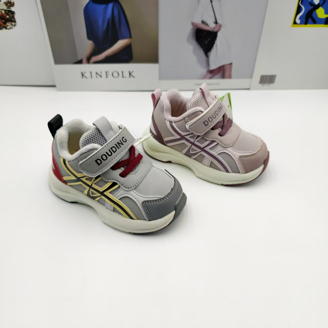 【超轻机能鞋】冬款加绒女童防滑小童男童运动鞋692