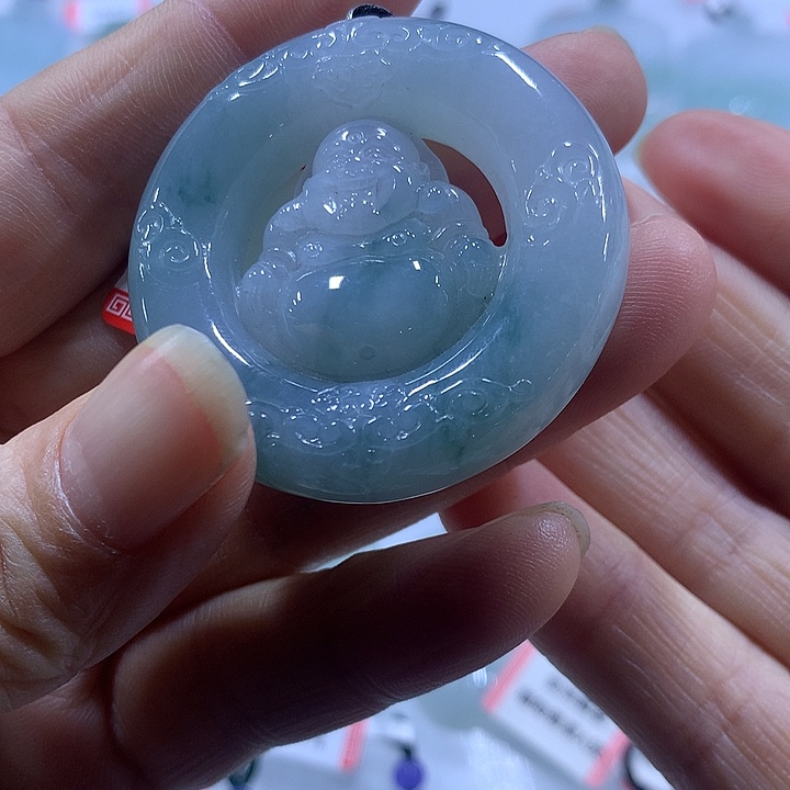 翡翠未镶嵌颈饰天然翡翠吊坠A货