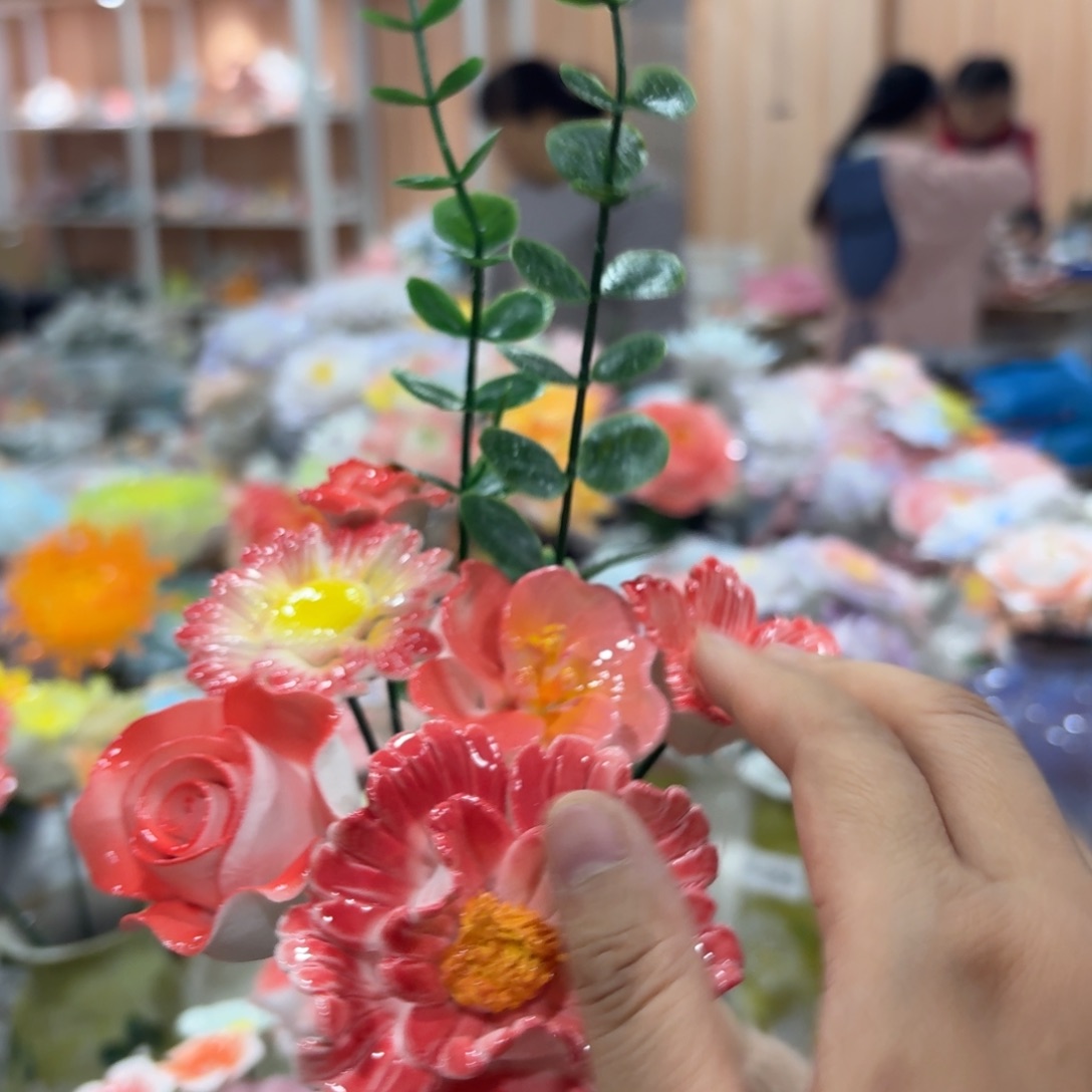 陶瓷花，拍满20发货，退款拉黑，2754