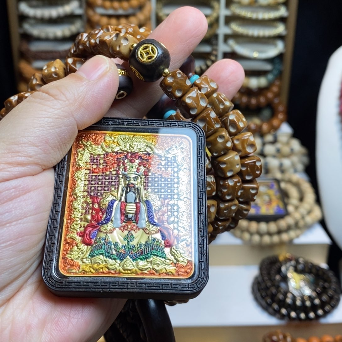 躲***～吊坠库克奶酪108颗加唐卡