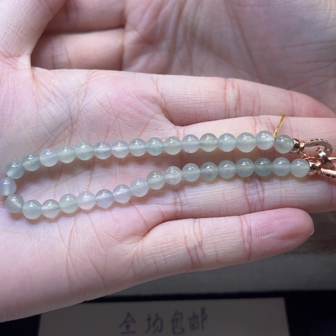 翡翠未镶嵌手链缅甸翡翠卡4.9