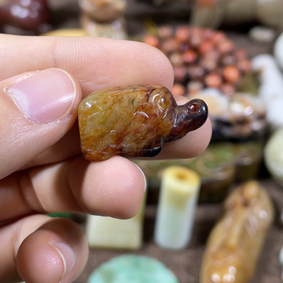 和田玉未镶嵌吊坠(不含链)