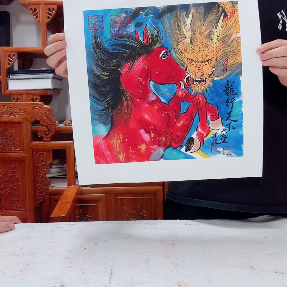 国画艺术家的作品