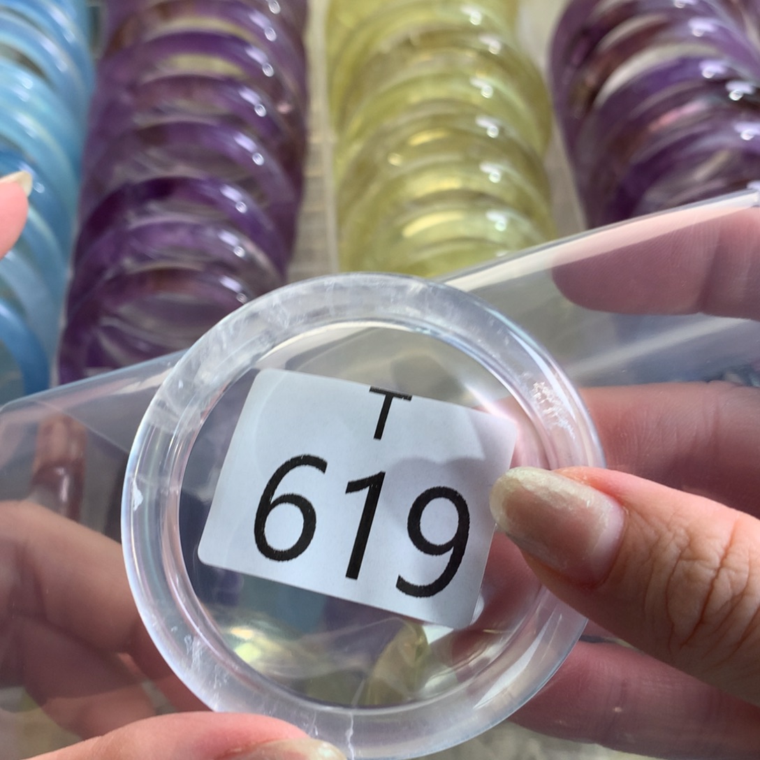 珠宝半成品未镶嵌水晶水晶手镯619-52