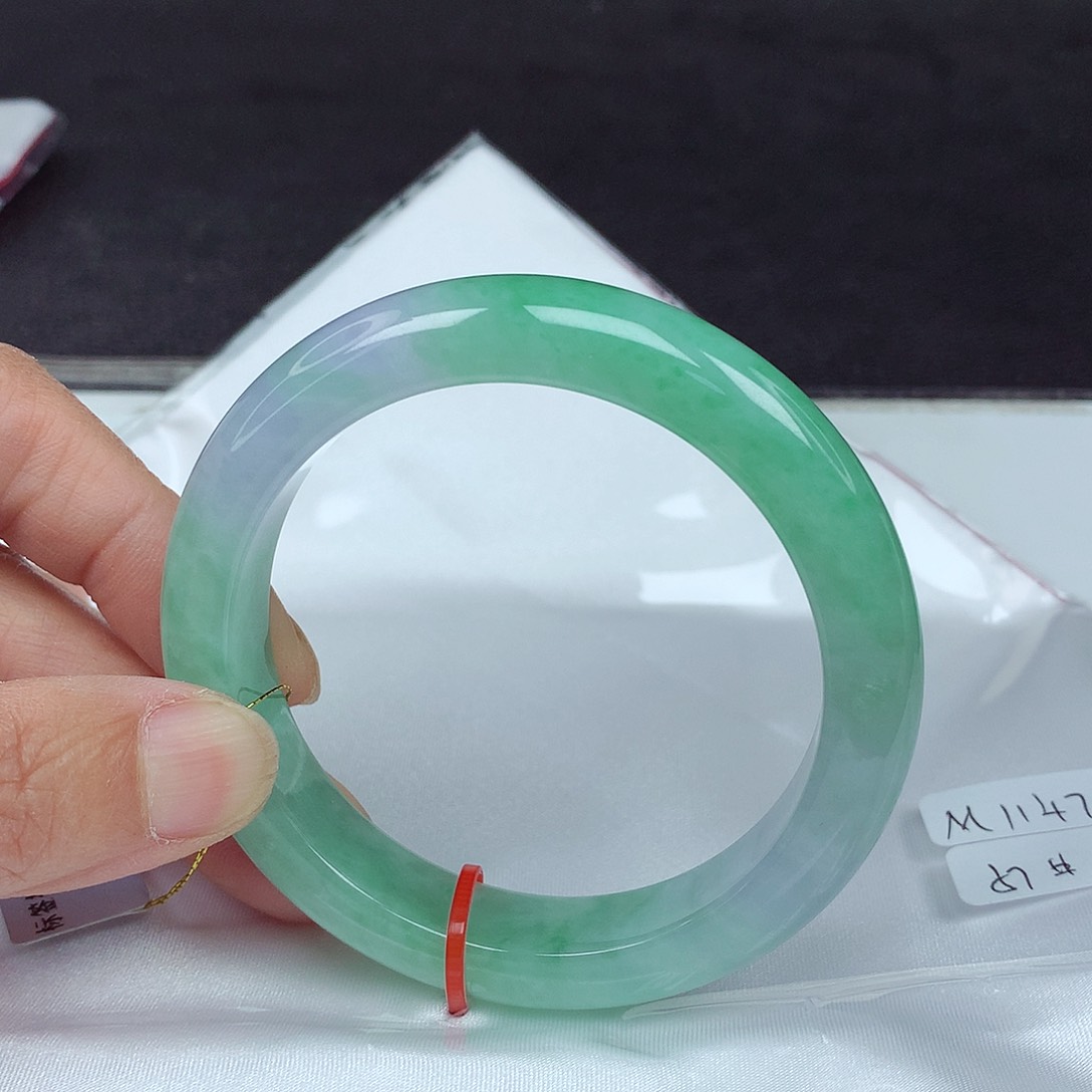 未镶嵌手镯翡翠57圈4705