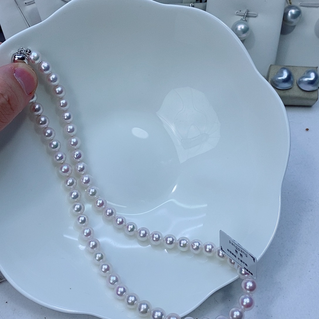 海水珍珠颈饰银S925镶嵌