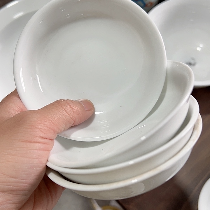 盘四寸大球泥10个陶瓷