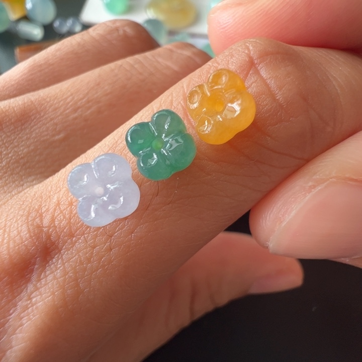 定制翡翠未镶嵌福利桂花