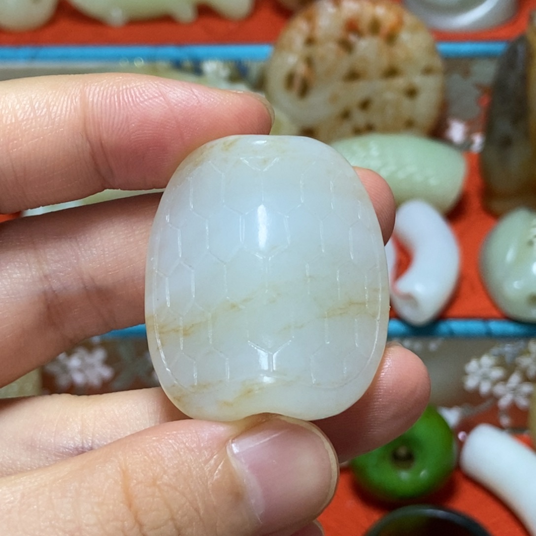 和田玉未镶嵌挂件四**风