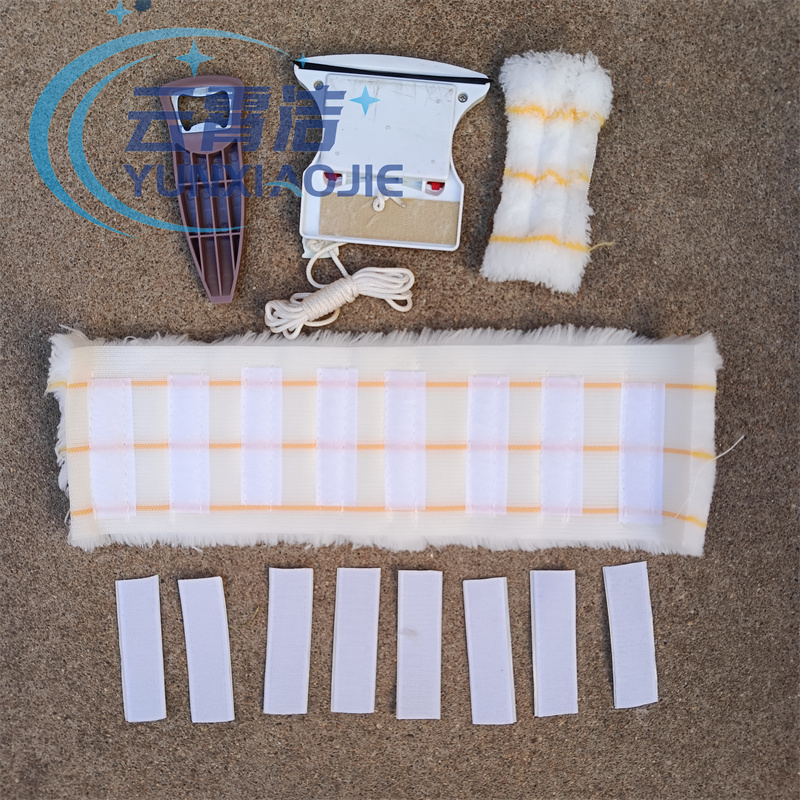 云霄洁双面玻璃清洁外壳窗器配件方形通用家用替换加厚毛头皮棉