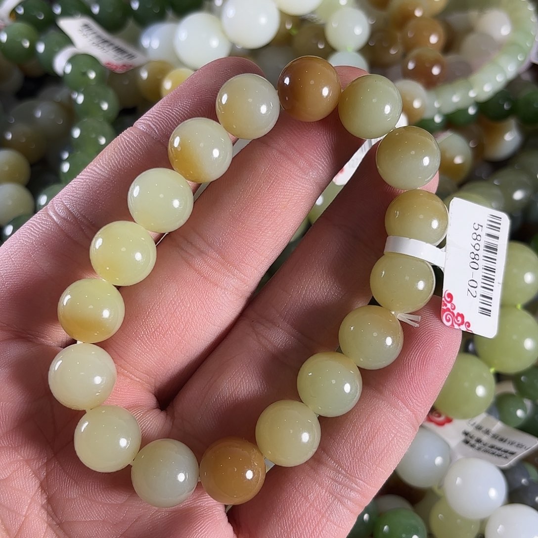 和田玉手链未镶嵌W81